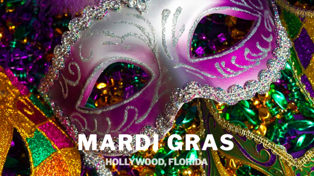 Hollywood Mardi Gras Sun, Feb 27th, 2022 100 pm Drastix