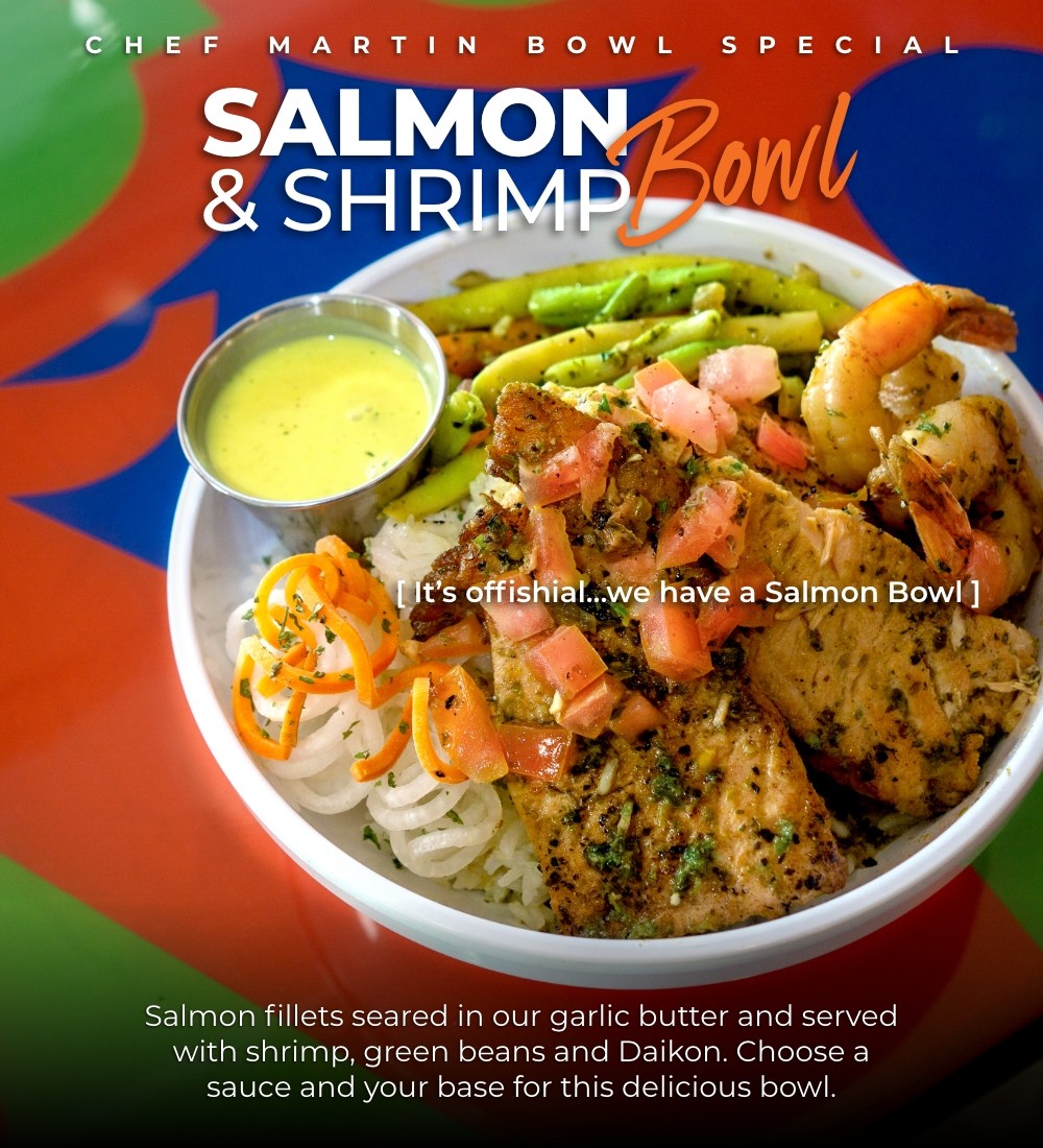 Salmon & Shrimp Bowl
