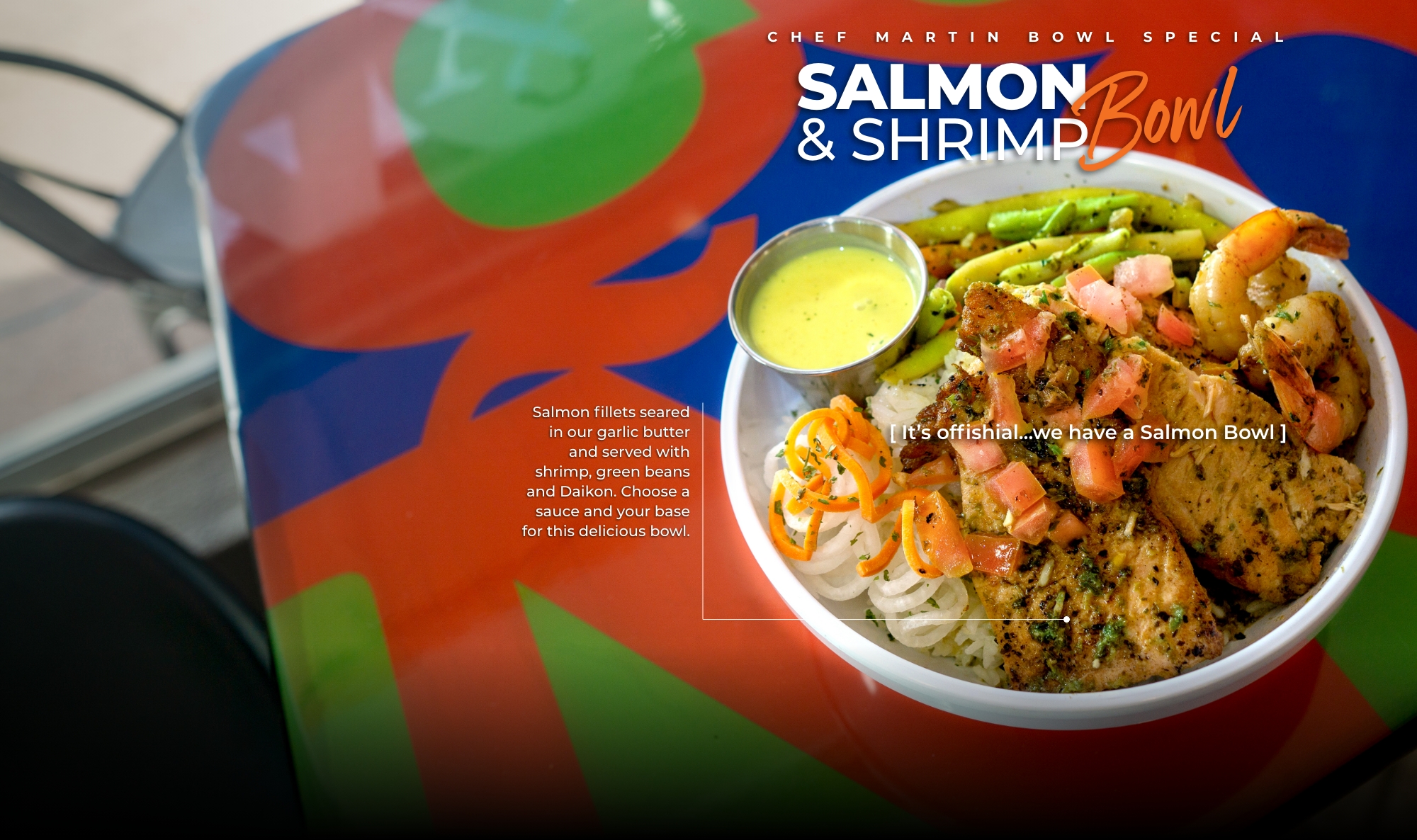 Salmon & Shrimp Bowl
